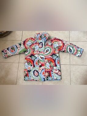 Hanna Andersson Paisley-Print Puffer Jacket